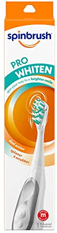 ARM & HAMMER Spinbrush Pro Series Ultra White Toothbrush, Medium 1 ea