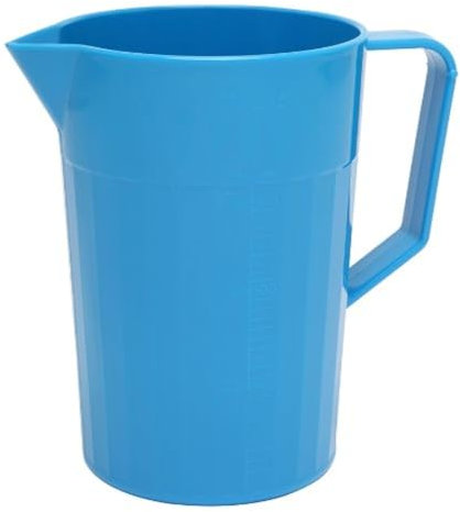 Harfield 750ml Blue Graduated Jug Virtually Unbreakable Polycarbonate Plastic Drink Pitcher