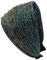 axy Breiter Haarreif mit Glitzerfäden Wunderschön Damen Stirnband Haarschmuck Haarreifen Hairband HR31 (Peacock Blue, Extra Breit)