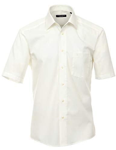 CASAMODA Businesshemd Kurzarm Uni Comfort Fit Champagner 45