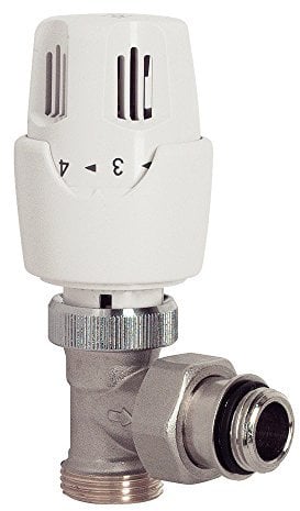 Robinet Thermostatique avec tête 220-3/4 EK (Mâle)/Mâle 15x21(1/2)/Corps Equerre