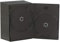 PEARL DVD-Huellen Hochformat: Doppel DVD Slim (7mm) Box 10er-Set schwarz (Cover, Spielehülle, Blue Ray)