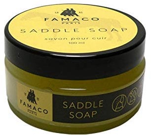 Famaco Premium Saddle Soap Leather Cleaner Gel for Upholstery, Sofas, Jackets or Boots | Leather Conditioner Gel Saddle with Moisturizing Conditioning for Leather Items