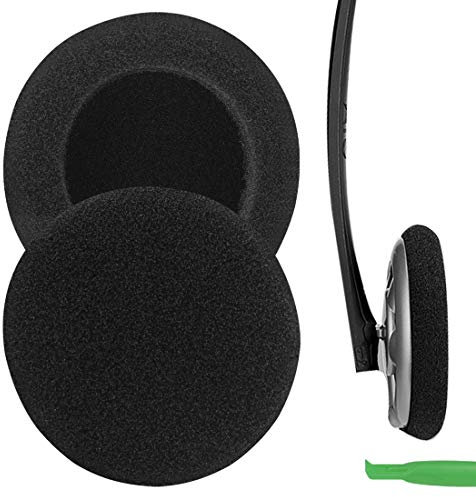 Geekria Comfort Foam Replacement Ear Pads for Sennheiser PX100, PX100-II, PMX100, PX80, MS80, MS100, HD50, HD50-TV PC131 Headphones Earpads, Headset Ear Cushion Repair Parts (Black)