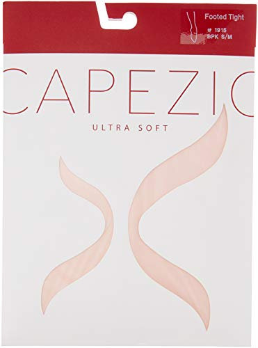 Capezio Adult's 1915 Ultra Soft Footed Tight, Ballet Pink, SM