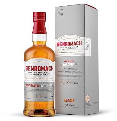 Benromach Peat Smoke Speyside Single Malt Whisky in Geschenkpackung Scotch Whisky (1 x 0.7 l)