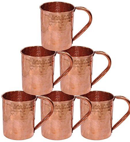 Rastogi Handicrafts Bicchieri Accessori Rame Martellato Moscow Mule Mug (6)