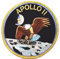 Blue Heron NASA Apollo 11 Mision Patch 10,2 cm bestickt zum Aufbügeln/Aufnähen.