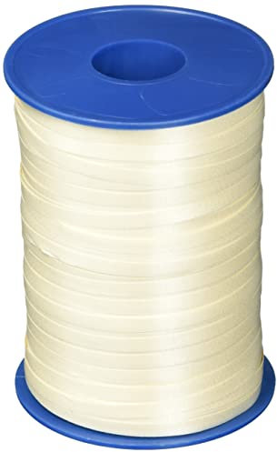 Präsent C.E. PATTBERG Geschenkband créme, 500 Meter Ringelband 5 mm zum Basteln, Dekorieren & Verpacken von Geschenken zu jedem Anlass