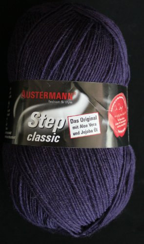 Step Classic Austermann mit Aloe Vera und Jojobaöl Sockenwolle 100 g Farbe 1007