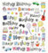 Hobby Design Sticker * Happy Bithday Geburtstag * Aufkleber 3452346