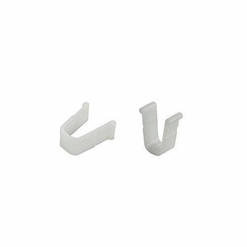 Liedeco Endfeststeller 10x12 mm für Gardinenschienen, Vorhangschienen