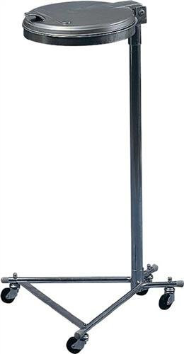Abfallsammler H1000xB500xT530mm 120l Deckel silber (KS) m.4 Rollen