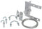 6 CHIMNEY LASHING BRACKET KIT - TV AERIAL SATELLITE MAST/POLE ROOF INSTALL