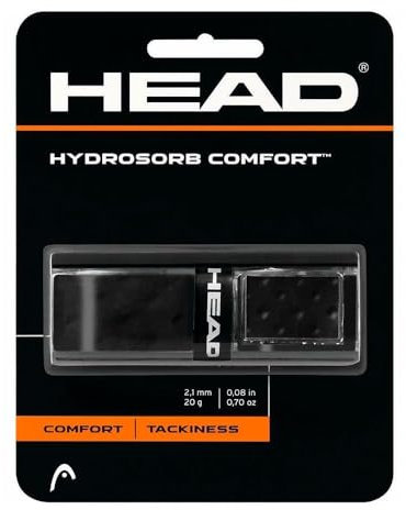 HEAD Unisex-Erwachsene Hydrosorb Comfort Griffband, Black, Einheitsgröße