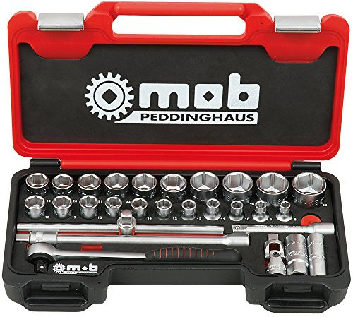 Mob Outillage 9436028001 Coffret de douilles 1/2 6 pans 28 pièces