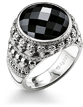 Thomas Sabo Herren-Ring Rebel at heart 925 Silber Onyx schwarz Gr. 60 (19.1) - TR2005-024-11-60