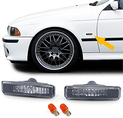 Seitenblinker Schwarz Smoke passt für 5er BMW E39 Limousine Touring 1995-2003
