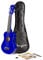 Martin Smith Soprano Ukulele mit Ukulele Bag & Chord Book - Blau