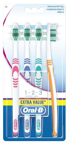 Oral-B Ob Cepillo Shiny Clean Medium Robin Hood Uds, 4 Unidad