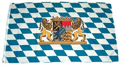 Fahne/Flagge Freistaat Bayern Wappen L?we 60 x 90 cm