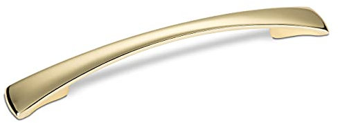 SOTECH Möbelgriff JAN Messingoptik BA 128 mm Bügelgriff Bogengriff Schrankgriff Küchengriff