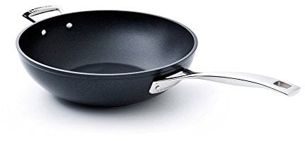 Le Creuset Toughened Non-Stick Stir Fry Pan, Ideal For Lower-fat Cooking On All Hob Types Including Induction, 26 cm, Black, 962020260