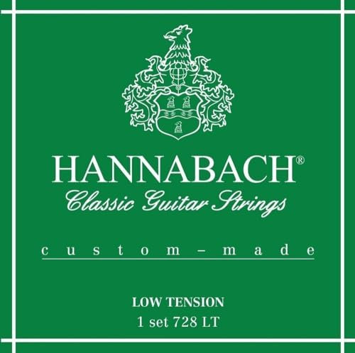 Hannabach Cuerdas de guitarra clásica Serie 728 Low Tension Custom Made - Juego - 728LT