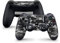 Skins4u Controller Aufkleber Design Schutzfolie Skin kompatibel mit Sony Playstation 4 PS4 Urban Camo