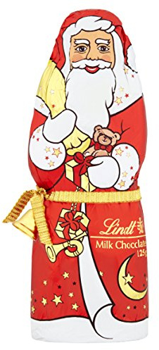 Lindt Weihnachtsmannmilch Hohlfigur 125g x 18 - Das Geschenk für die Liebsten oder um besondere festliche Anlässe zu markieren, 18 Stück