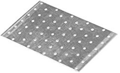 Perforated Plate Flat Sheet Wood Connector Nail Plate Hole Connectors 20x12 cm