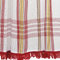 Rideau Marseillais tissé Rouge 225 x 140 cm