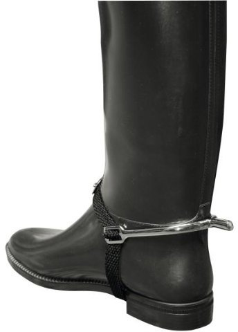 Sporen mit Sporenriemen Damen paarweise, 25 mm, Tropfenform