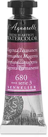 Sennelier Watercolour 10ml Tube S3 - Magenta Permanent (680)
