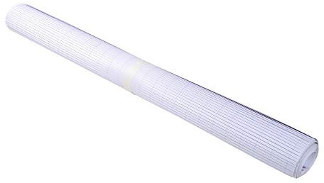Exacompta 69651E 5er Pack Flipchartblöcke Offset, mikroperforiert, 80 g/m², 20 Blatt/Rolle, kariert, 65 x 100cm, weiß, 5 Rollen