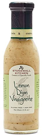 Stonewall Kitchen Lemon Dijon Vinaigrette, 330 ml – Vinaigrette al Limone e Senape di Digione, Perfetta per insalate, marinate e molto altro