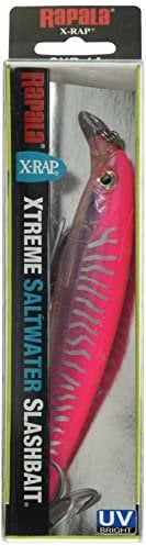 Rapala Unisex-Adult X-Rap Saltwater Angelköder-Angelzubehör für große Raubfische-Salzwasser-Köder für alle Fischarten Locken, Hot Pink UV, 10cm