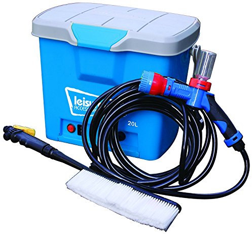 Leisurewize - Portable 12V Jet Wash Kit - 20L - Ideal For Cleaning: Cars, Caravans, Vans and Gardens