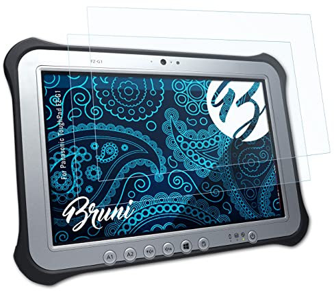 Bruni Schutzfolie kompatibel mit Panasonic ToughPad FZ-G1 Folie, glasklare Displayschutzfolie (2X)