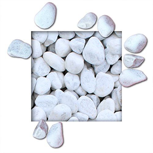 KiesKönig 25 kg Marmorkies Carrara Weiss Körnung 40/60 mm direkt