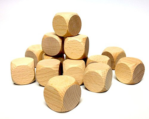 Blanko-Spielwürfel 40x40x40mm VE 10 Stück