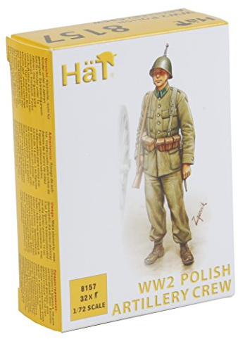 Unbekannt HäT 008157 Plastic Model Kit, 1/72 WWII Polish Artillery