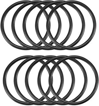 sourcing map 10St Metrische Nitrilkautschuk O-Ringe Dichtung 22mm AD 19mm ID 1,5mm Breite