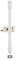 THIRARD - Boitier de serrure en applique Horga à tirage pour porte d'entrée, droite, 3 pts, axe 70mm, blanc