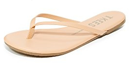 TKEES Women's Foundations Flip Flop, Nude Beach, 7 M US