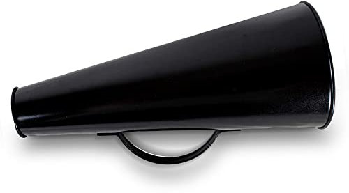 Old Fashioned Director Large Metal Megaphone Loud Hailer | Movie Prop | Film Prop |TV Prop |Fancy Dress | Mega Phone | Megaphone Speaker | Voice Amplifier | Film Prop Replica |Fog Horn