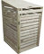 Habitat et Jardin Cache-Poubelle Simple - 80 x 90 x 135 cm