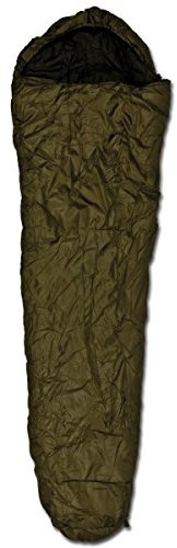 Mil-Tec Unisex – Erwachsene Schlafsack-14110001 Schlafsack, Oliv, Einheitsgröße