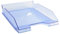 Exacompta 113210D Premium Briefablage Combo Midi DIN A4. Idealer Briefkorb für Ihre Organisation. Robuster und stapelbarer Ablagekorb eisblau transluzent glossy