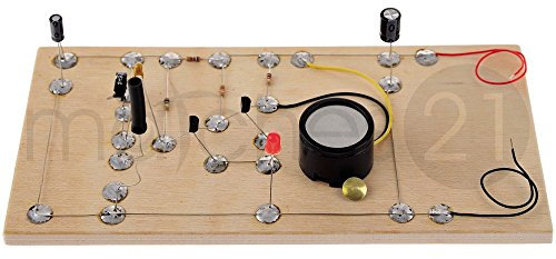 matches21 HOME & HOBBY Bewegungsmelder DIY Holz Bastelset für Kinder ab 12 Jahren Elektronik Bausatz ohne Platine